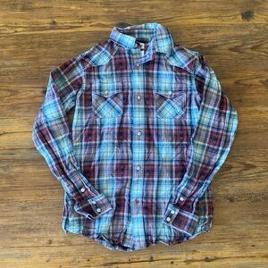 Ariat Retro Fit Button Up Youth Large